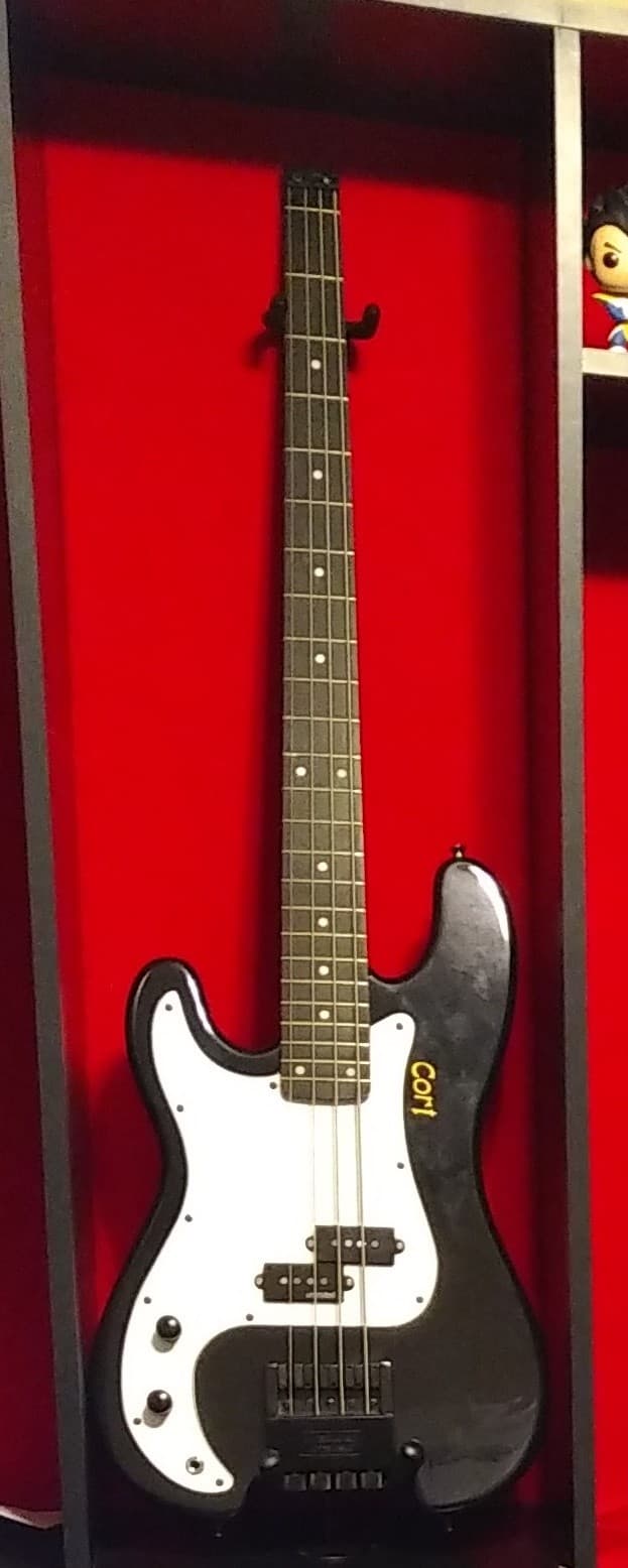 Unbranded headless P-bass lefty left-handed bass guitar Cort