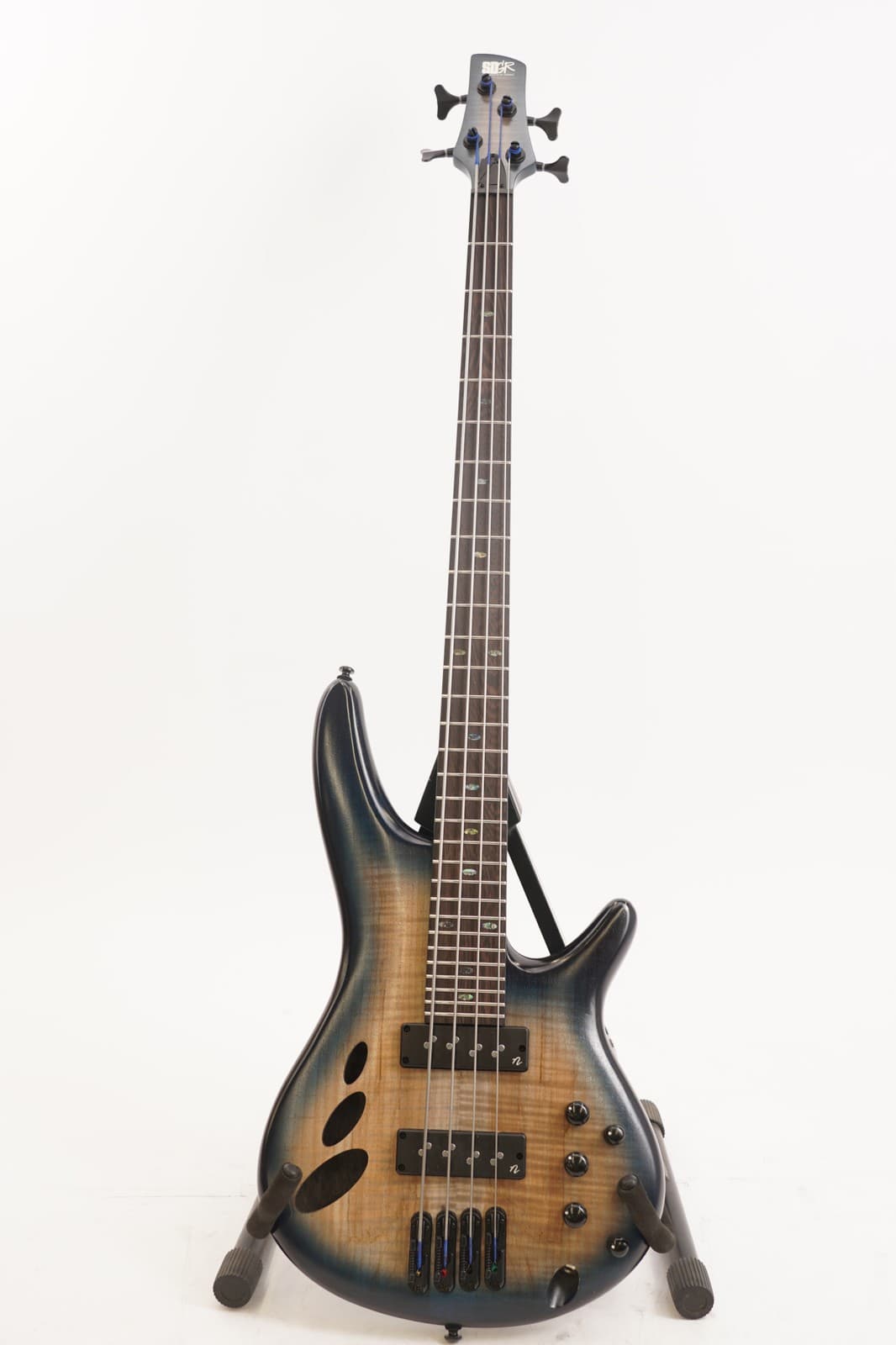 Ibanez SR Bass Workshop 4str Electric Bass - Cosmic Blue Starburst Low Gloss