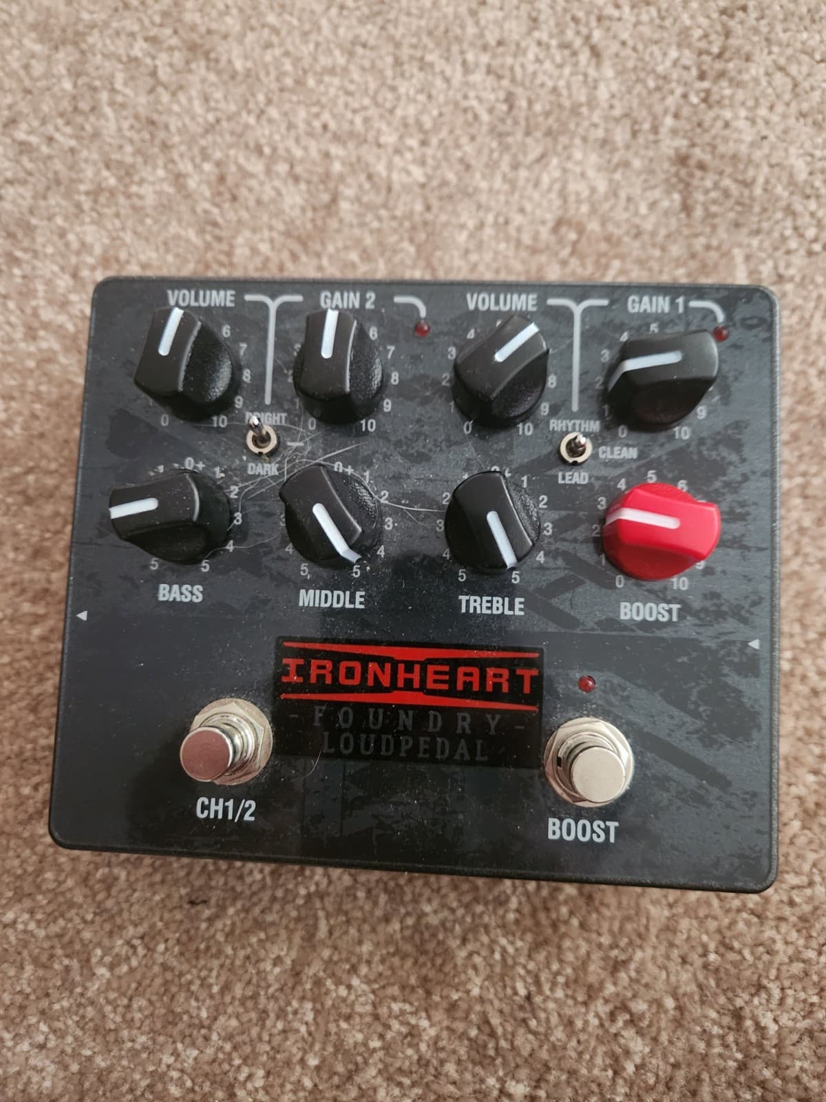 Laney Ironheart Loudpedal 60-Watt Twin Channel Guitar Amplifier Pedal - Open Box