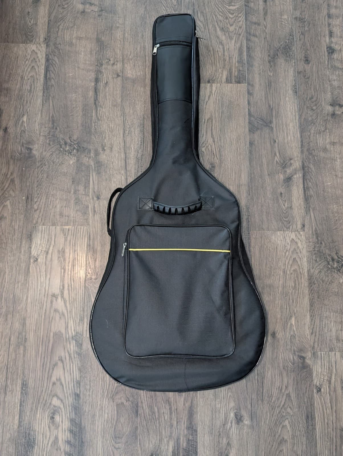 Acoustic Guitar Sunburst Dreadnought w/ Case, Strap, Tuner Right Handed 2019