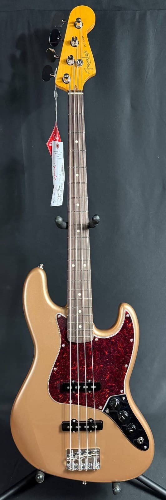 Fender American Professional Classic Jazz Bass 4-String Bass Guitar Firemist