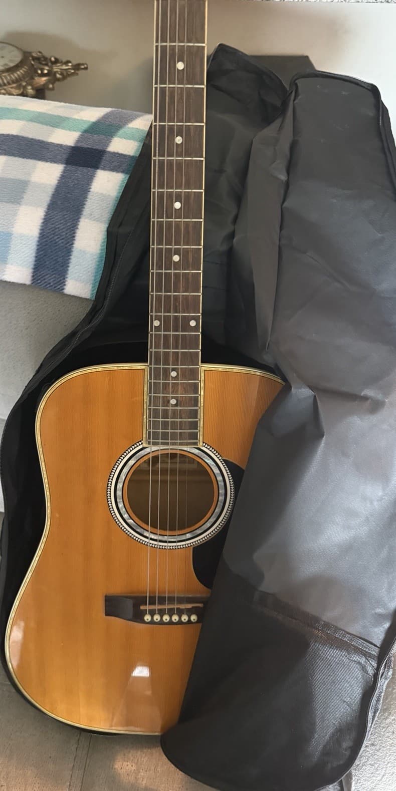 Esteban Electric Acoustic Guitar American Legacy AL-100 W/ Case Tested * READ*