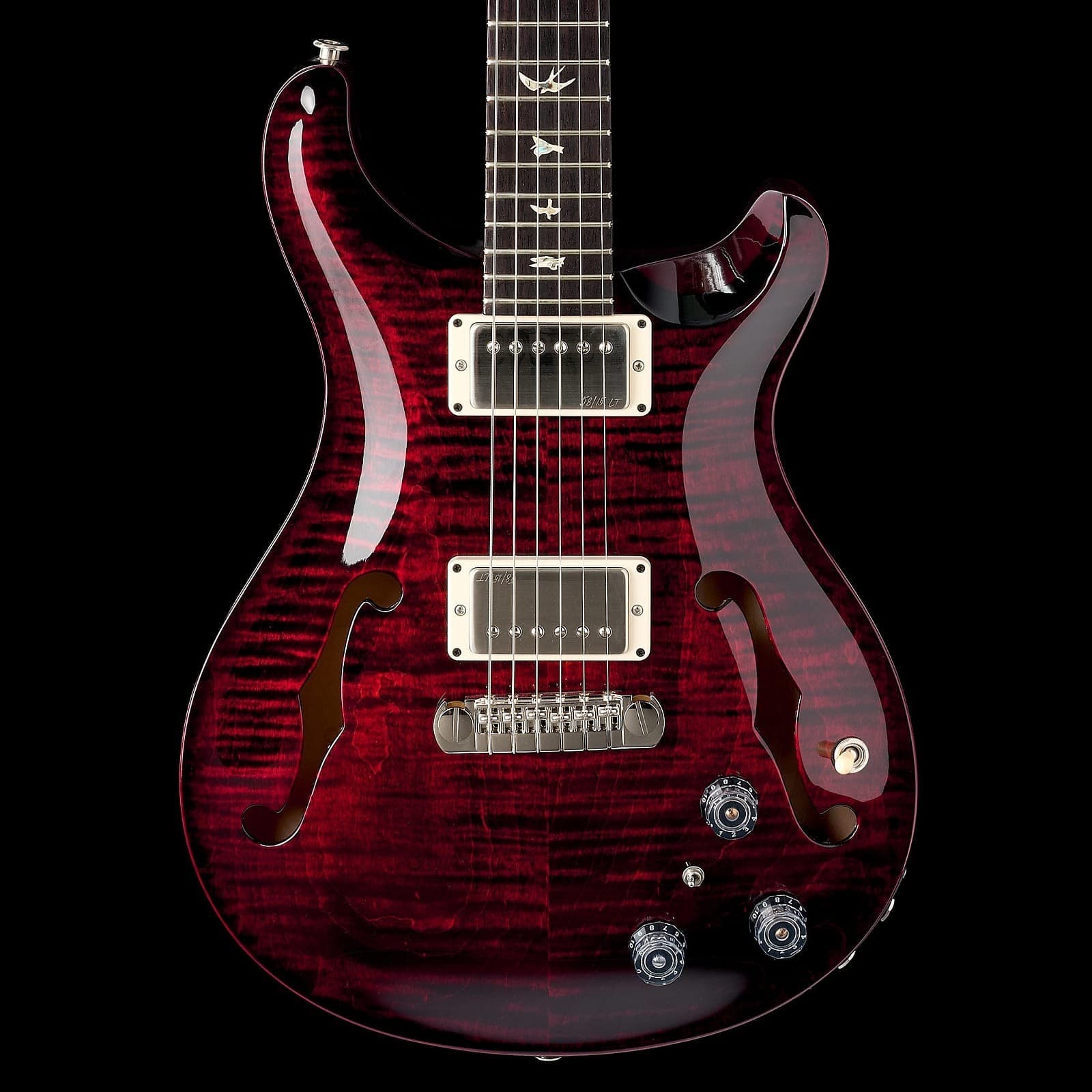 PRS Hollowbody II Piezo Fire Red Burst