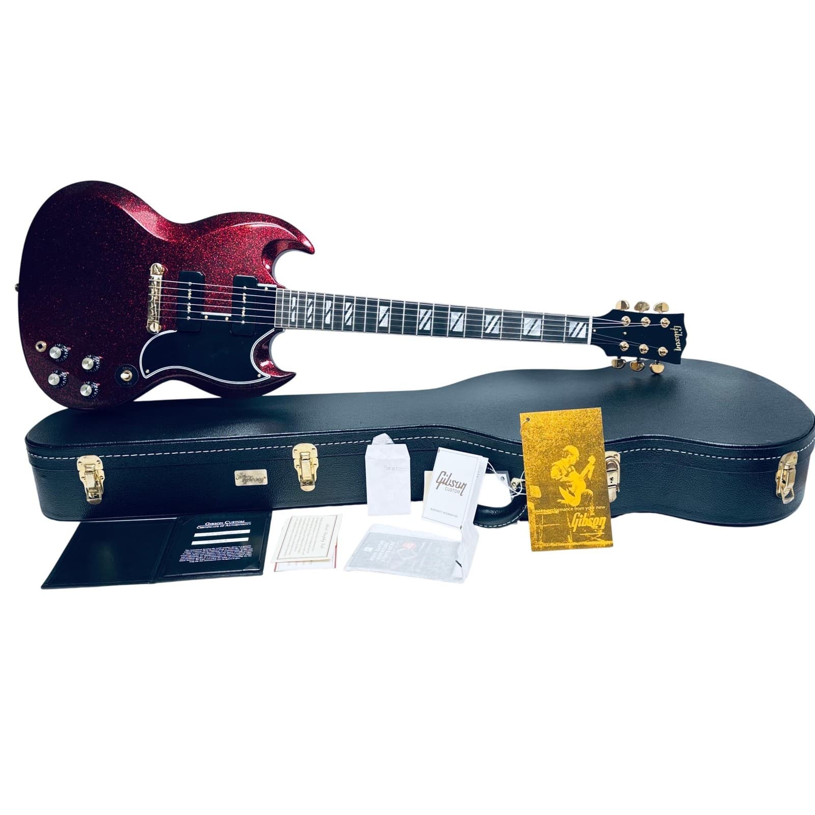Gibson SG Special 63 Reissue Right-Handed Electric Guitar Burgundy Sparkle 2025