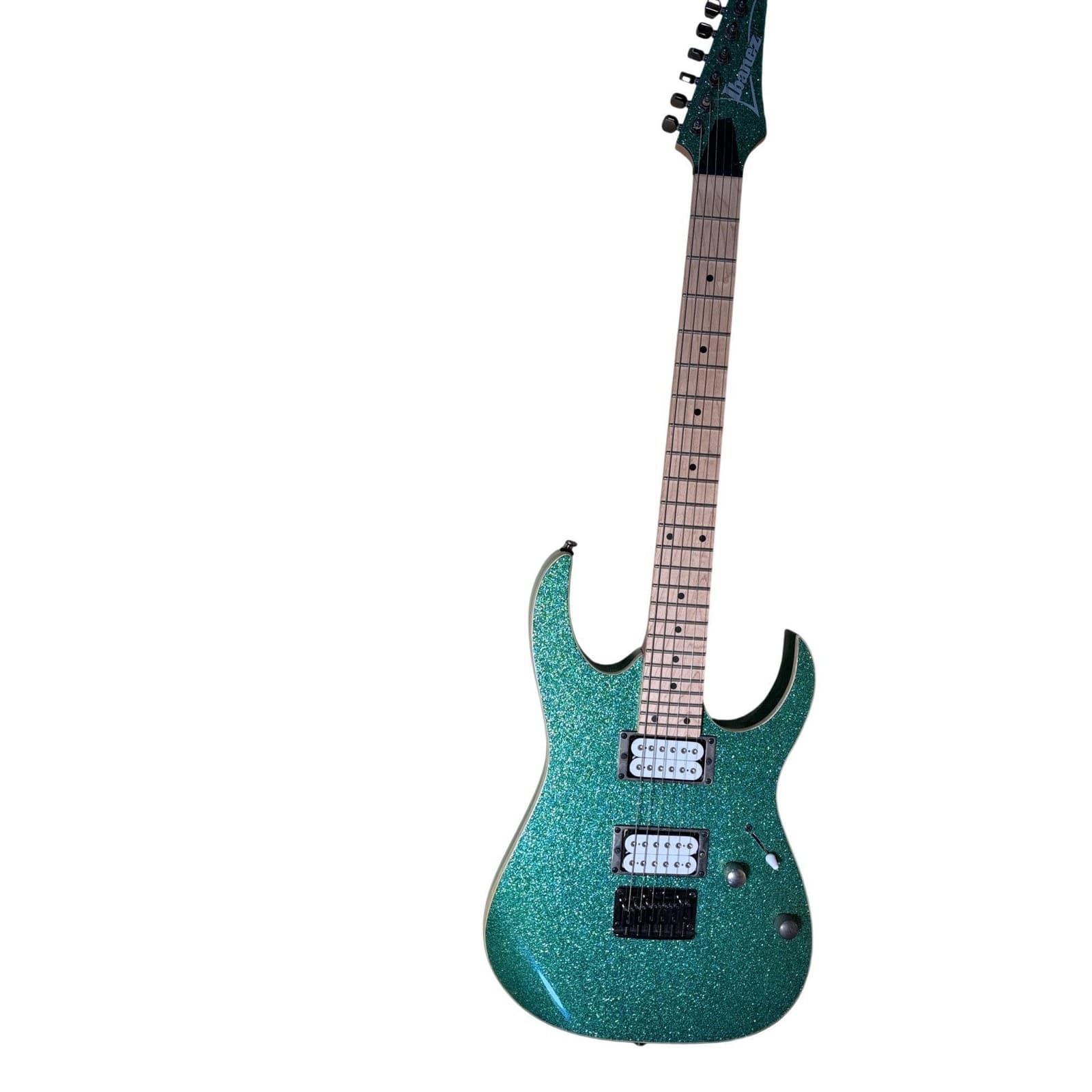 Ibanez RG421MSP IP-01 Turquoise Sparkle 6-String 24-Fret Electric Guitar 2692