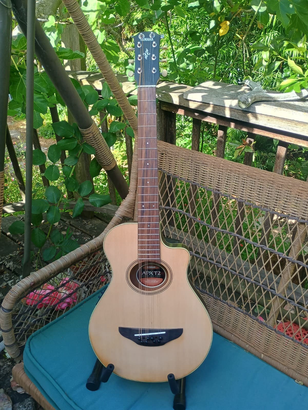 Tenor Guitar/Mandola 8-string Converted Yamaha APXT2 Travel Guitar