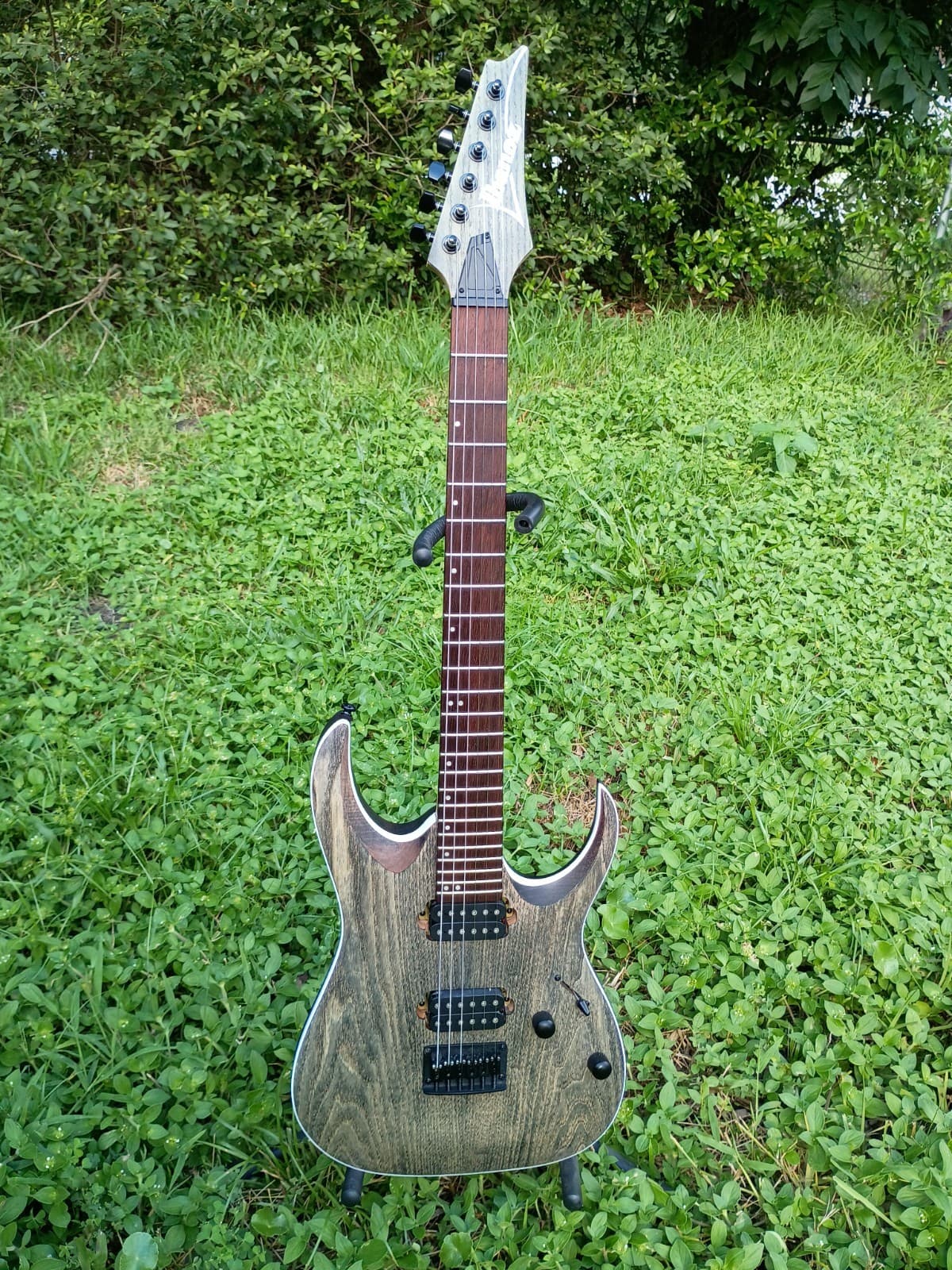 Ibanez RGA42AH Electric Guitar Black Stained w gig bag