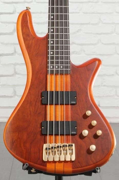 Schecter Stiletto Studio-5 Bass Guitar - Satin Honey