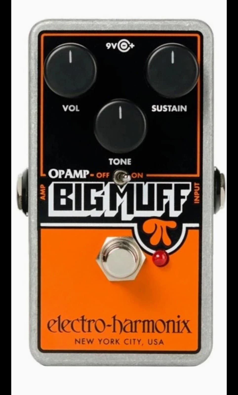 Electro-Harmonix EHX Op-Amp Big Muff Pi Fuzz Guitar Effects Pedal