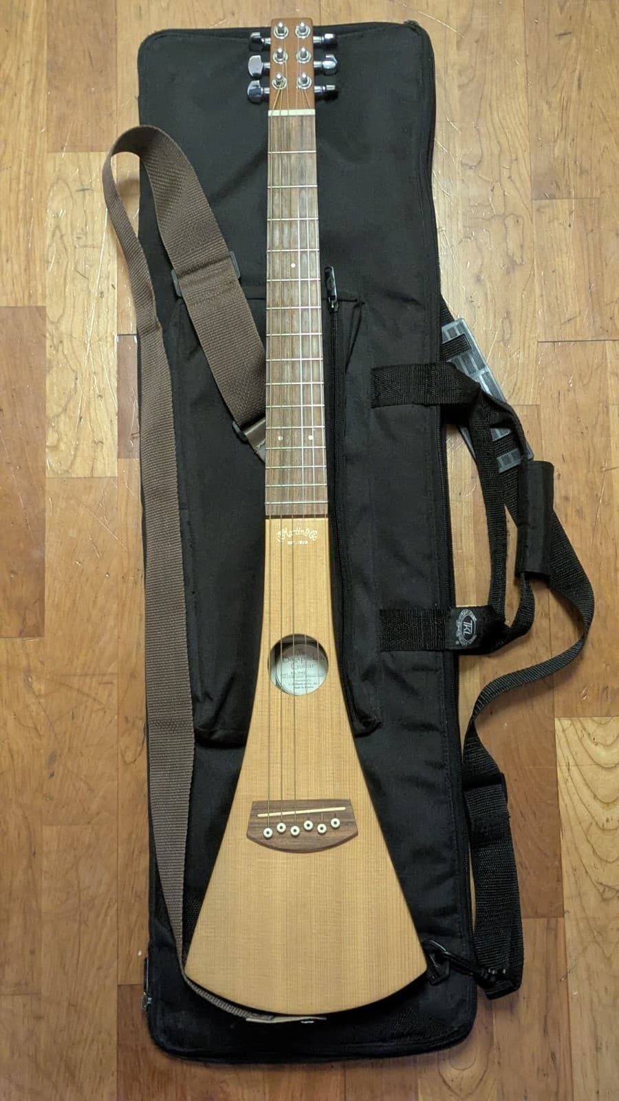 Martin Backpacker Steel-String Acoustic Travel Guitar w/ Padded Gig Bag & Strap