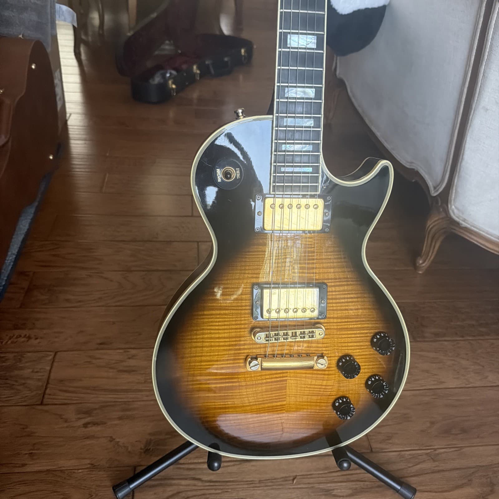 Used Vintage Gibson Les Paul Custom - Tobacco Burst