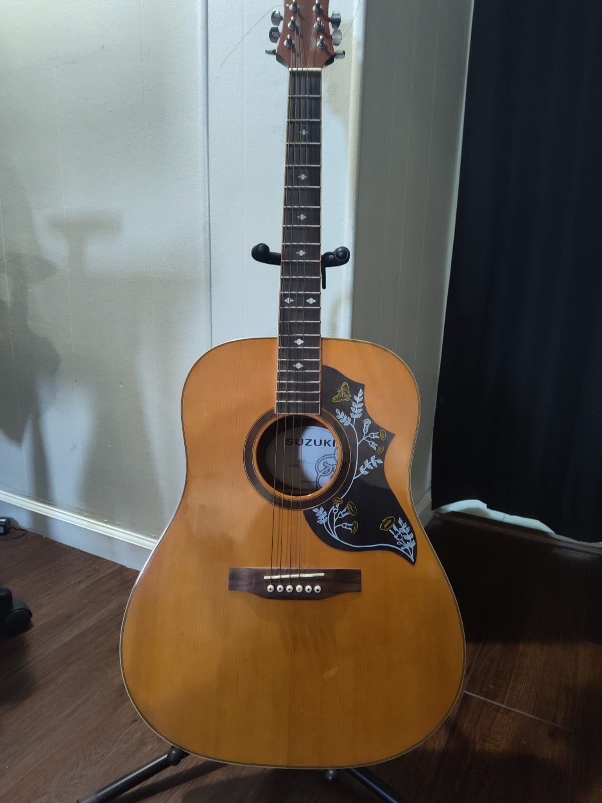 SUZUKI Acoustic Guitar SUA-D Folk Country Western Guitar