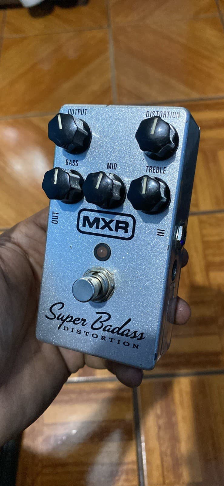 MXR Super Badass Distortion Analog Guitar Pedal for Electric Guitar