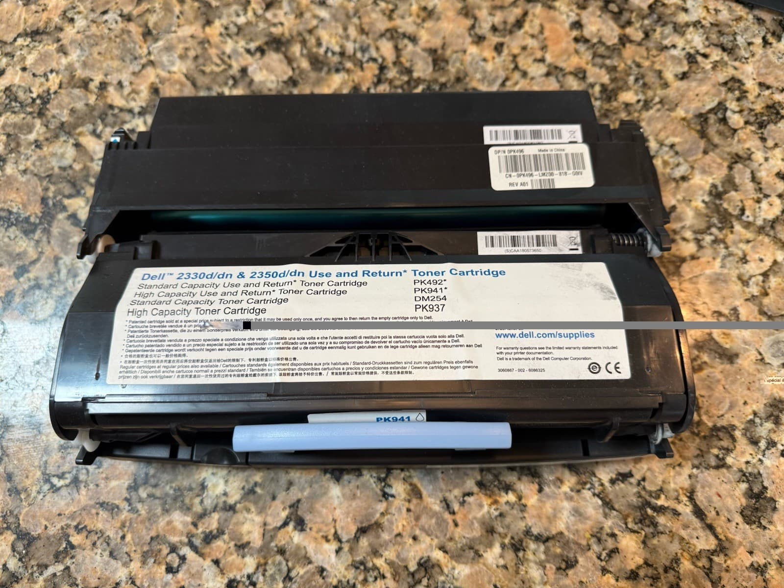 PK496 Drum Unit And Toner Dell 2230 2330 2350 3330 3333 3335 Imaging Kit