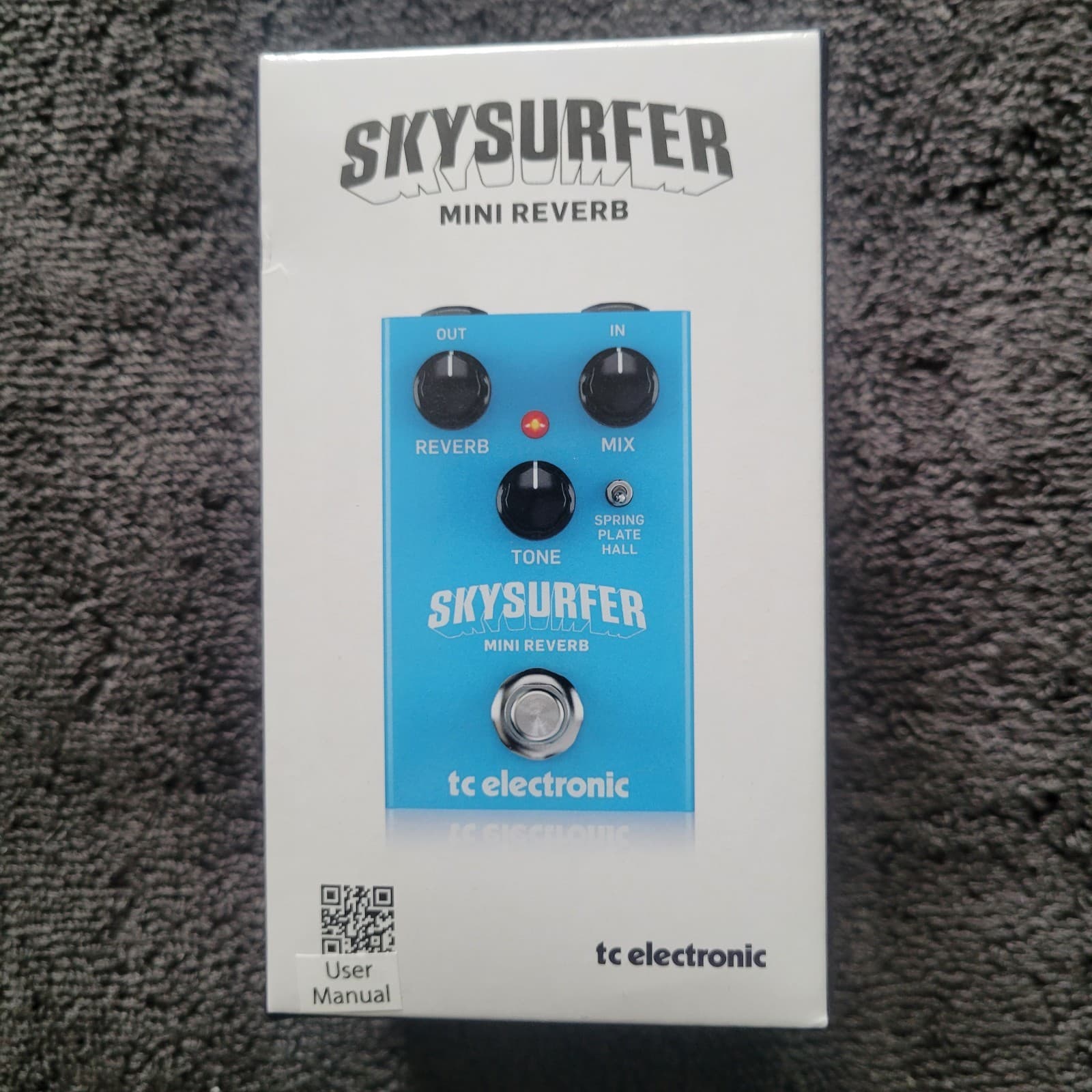 TC Electronic Skysurfer Digital Reverb Effects Pedal for Electric & Bass Guitar
