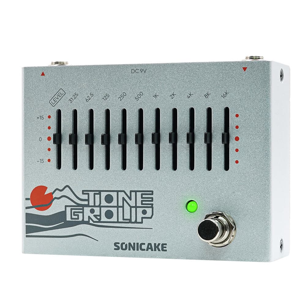 SONICAKE Effects Pedal Tone Group 10-Band EQ Guitar Equalizer Guitar True Bypass