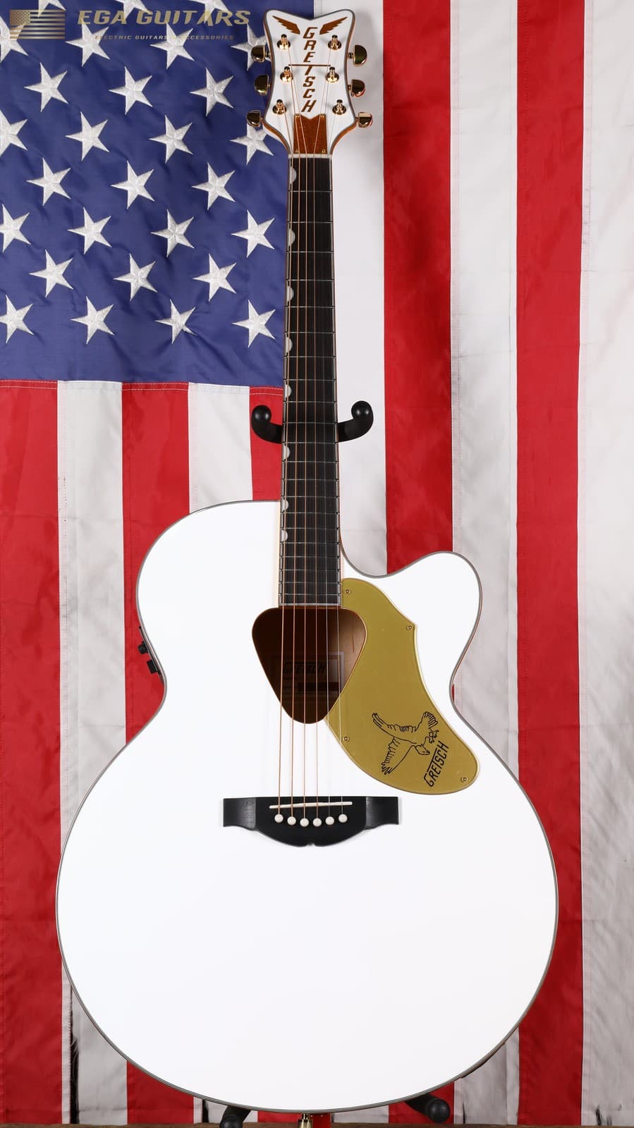 Gretsch G5022CWFE Rancher Falcon Jumbo - White