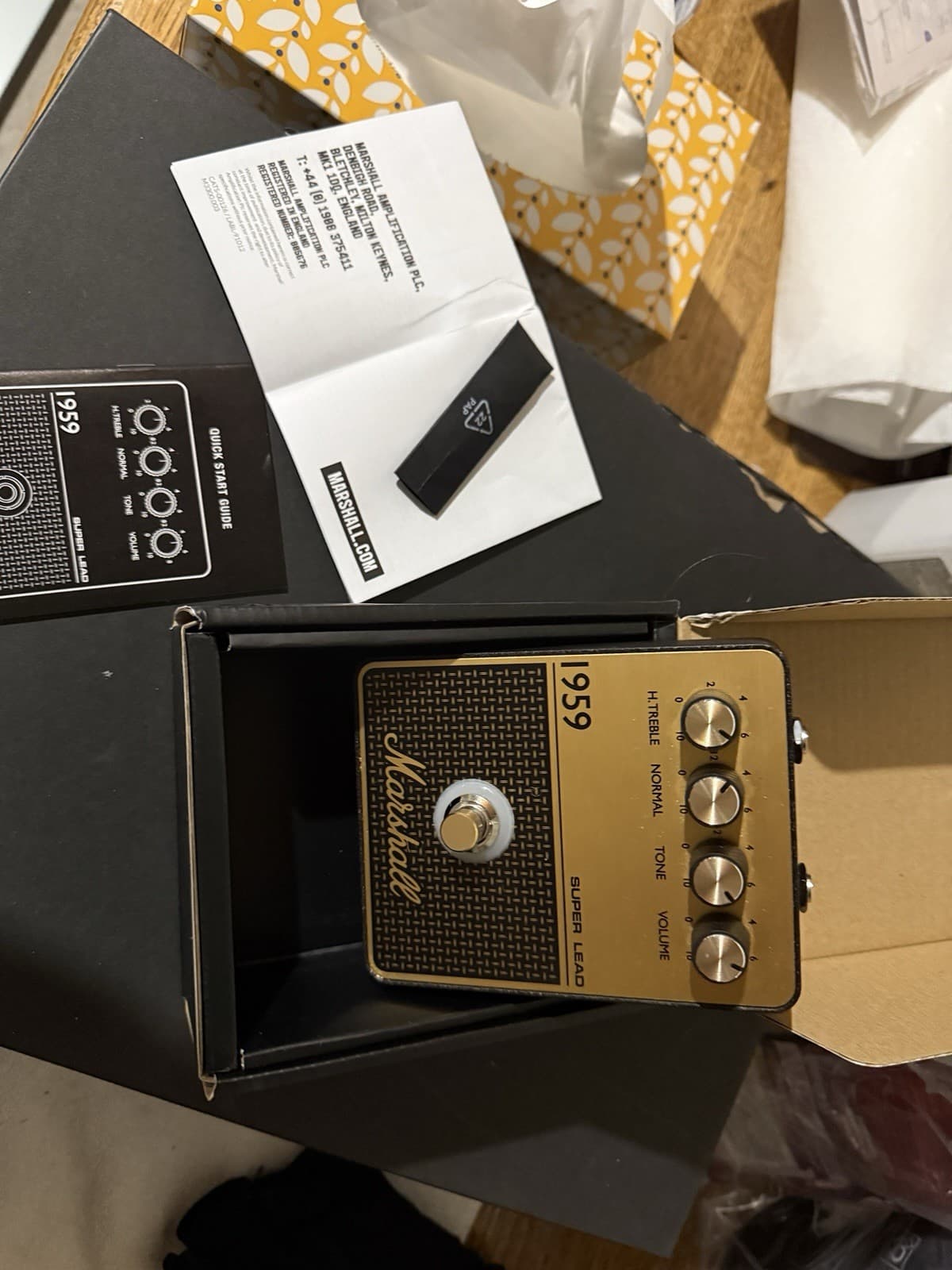 Marshall 1959 Plexi Overdrive/Distortion Guitar Effect Pedal