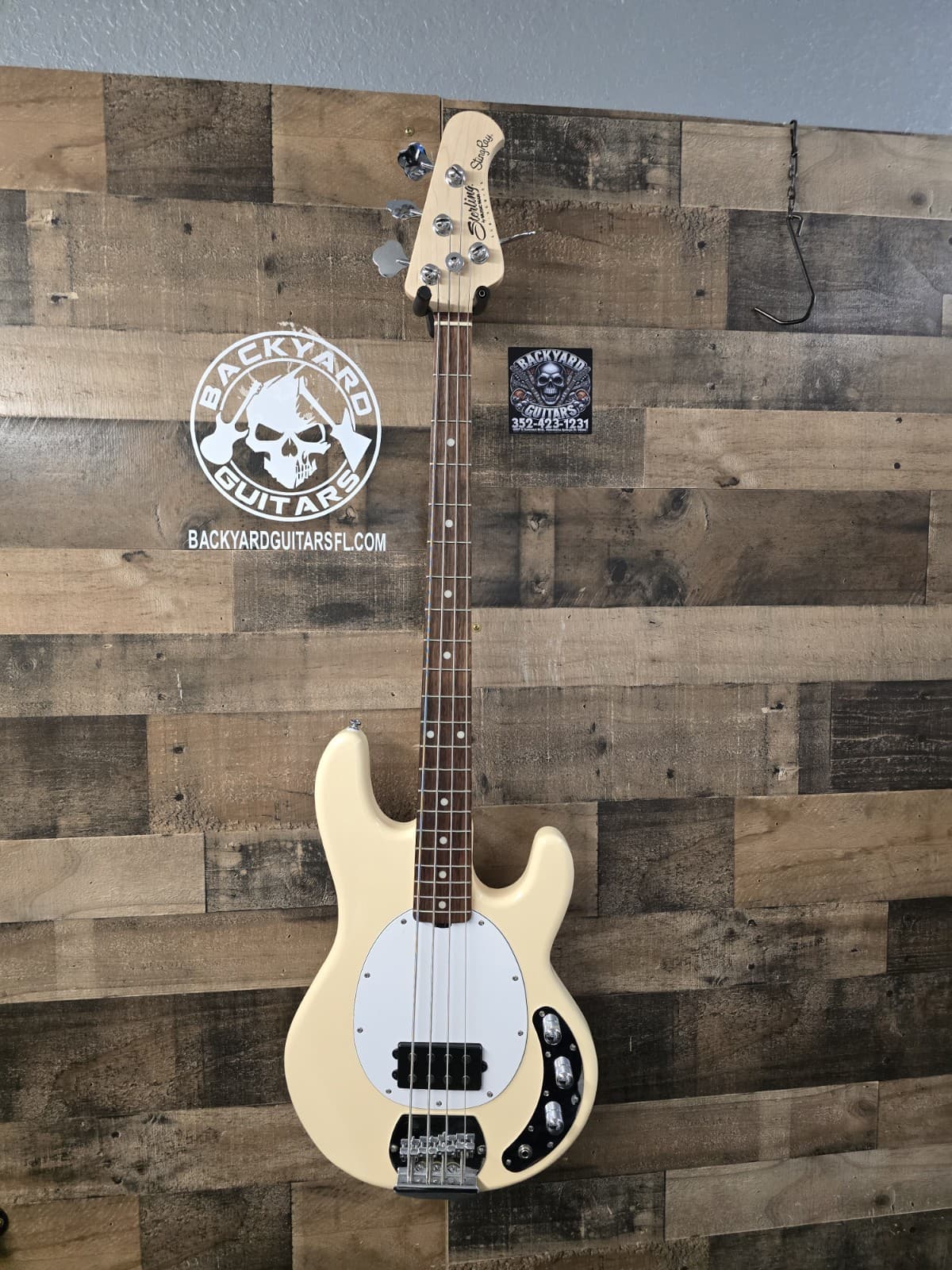 Sterling by Music Man SUB Series StingRay 4-String Bass Guitar Cream