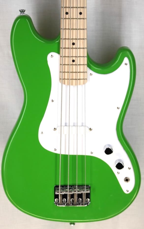 FSR Squier Bronco Short-Scale (30") 4 st Electric Bass Guitar - Lime Green
