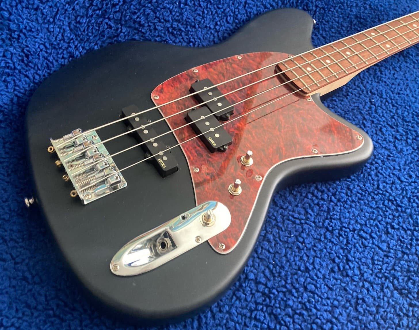 Ibanez Talman Bass Guitar, 2018, New EMG’s, New Paint Job, Awesome Setup, HSC