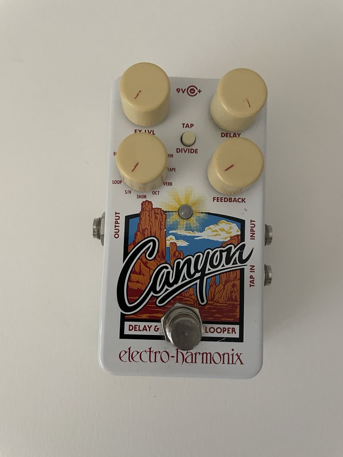 Electro-Harmonix Canyon Delay Echo Reverb Looper Pedal for Electric Guitar