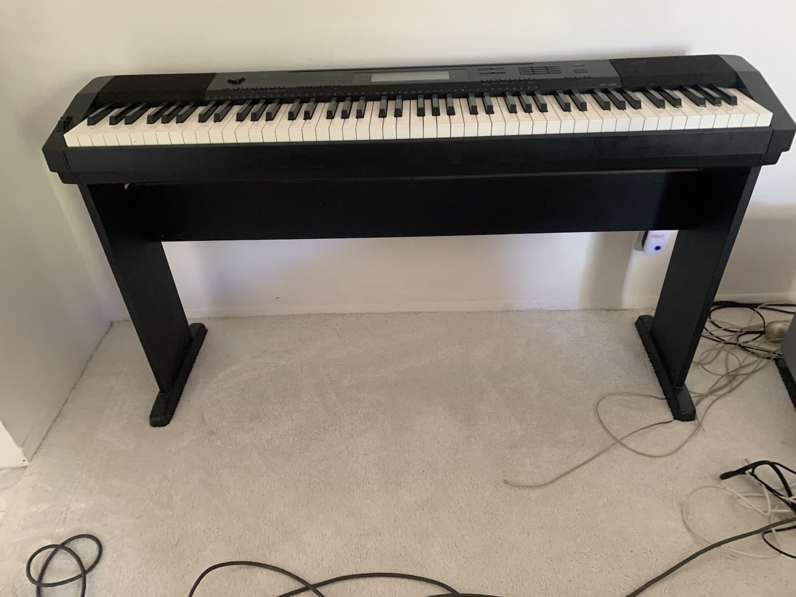 Casio CDP-220R Digital Piano Keyboard Synthesizer w Stand