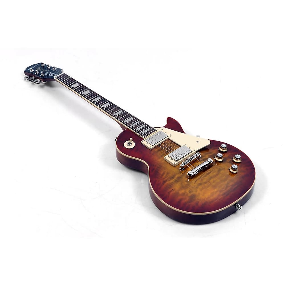 Epiphone Les Paul Standard '60s Quilt Guitar Washed Cherry Burst 197881450953 OB