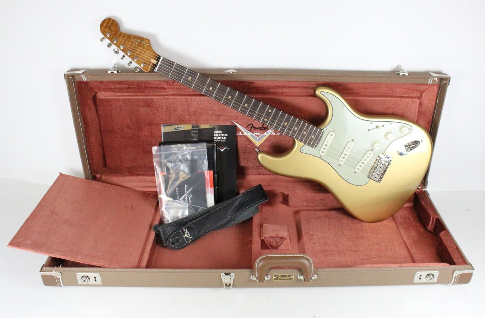 Fender Custom Shop Stratocaster NOS GT11 Aztec Gold Roasted ~ AAA Flame Maple ~