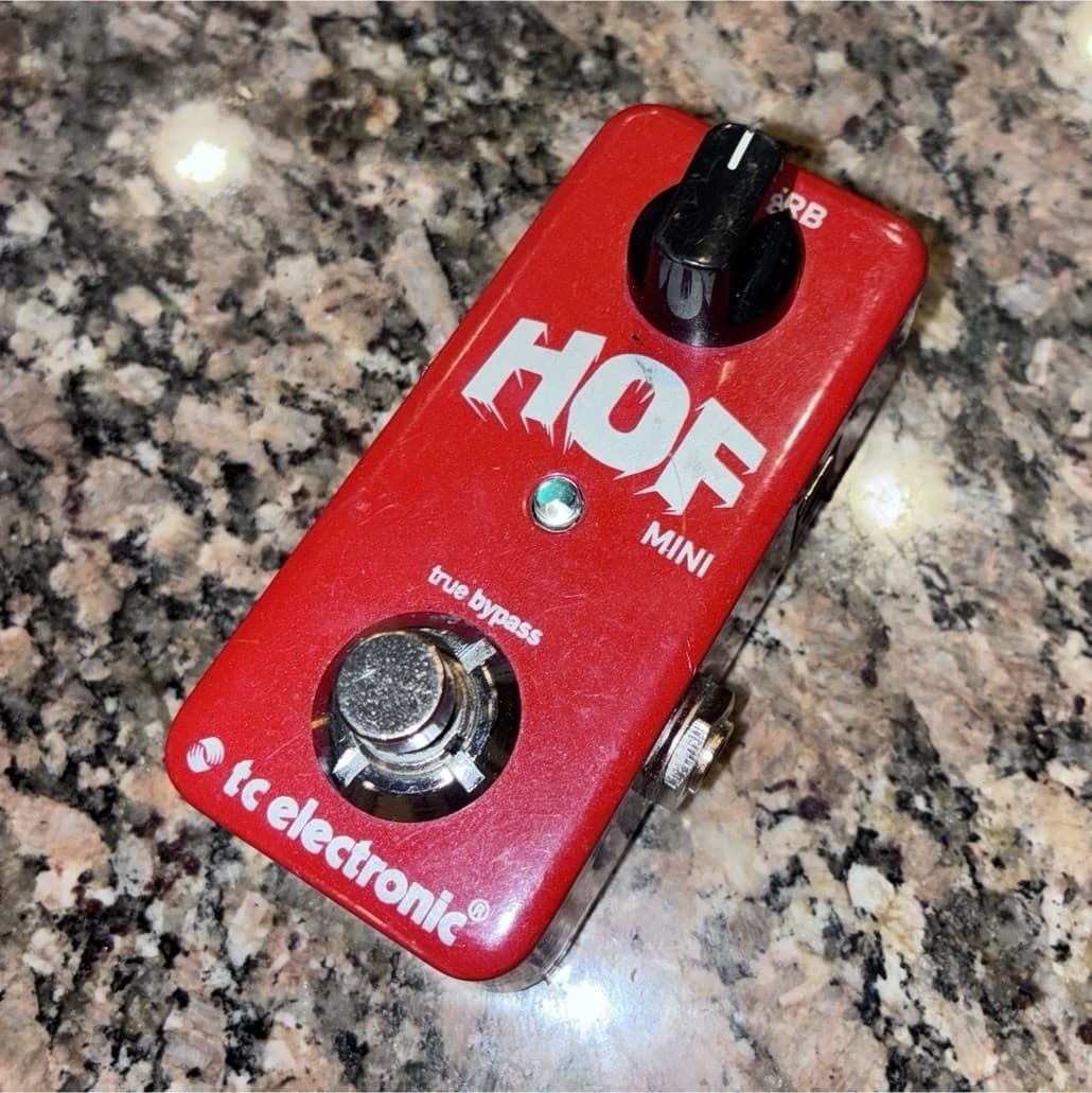 TC Electronic HOF Mini Digital Reverb Pedal Electric Guitar True Bypass