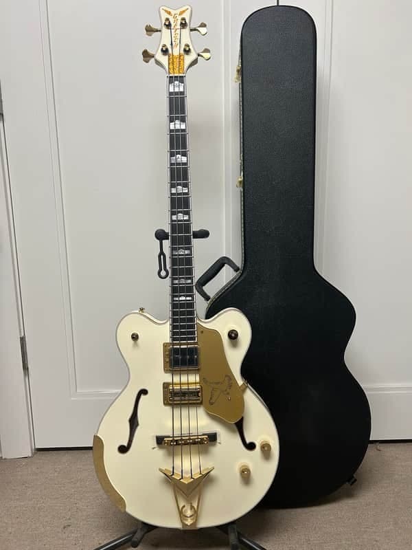 Gretsch G6136B-TP Tom Petersson Signature Falcon Semi Hollowbody Bass Guitar