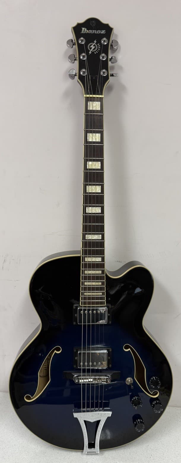 Ibanez Artcore AF75 TBS 12 01 Preowned Blue