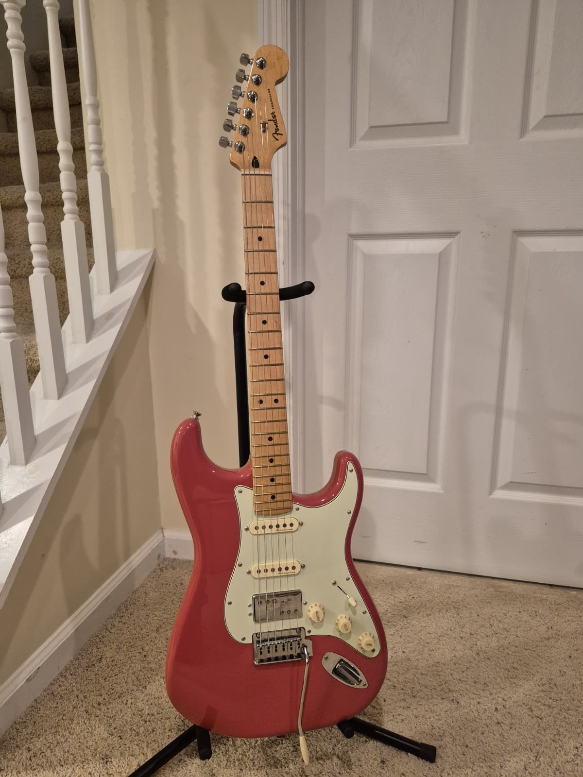Fender Player Plus Stratocaster HSS Electric Guitar - Fiesta Red