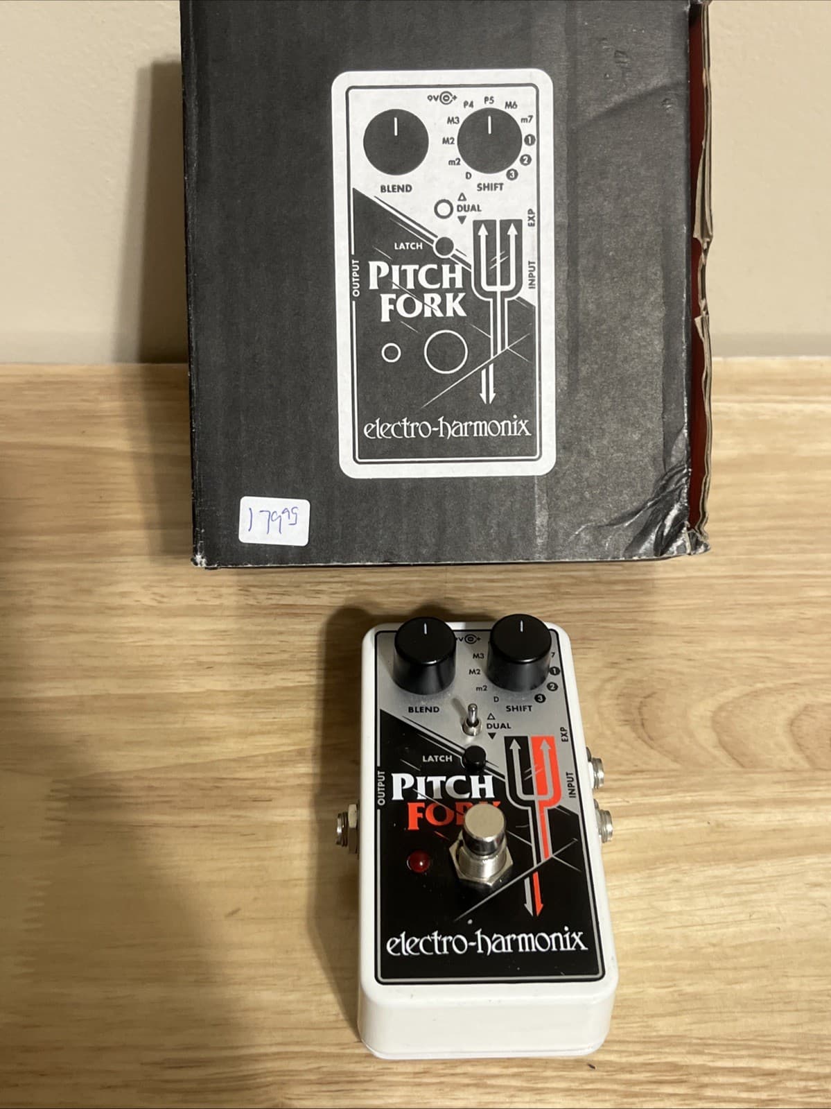 Electro-Harmonix EHX Pitch Fork Polyphonic Shifter Guitar Pedal Pitchfork