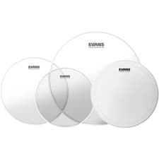 Evans G2 Clear Tom Heads with Free 14 in HD Dry Snare Head 10, 12, 16 in