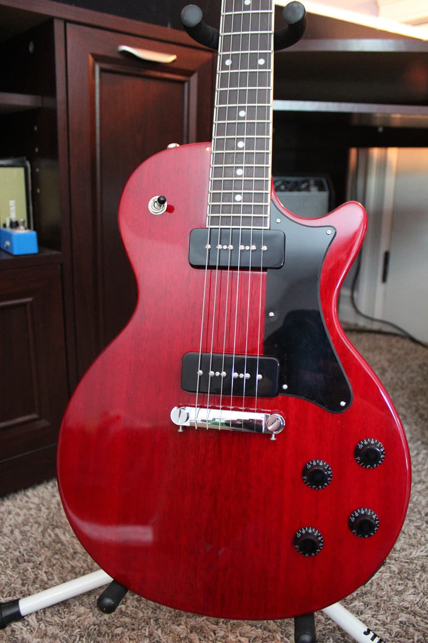 Heritage Ascent Collection H-137 P90 Electric Guitar, Vintage Cherry