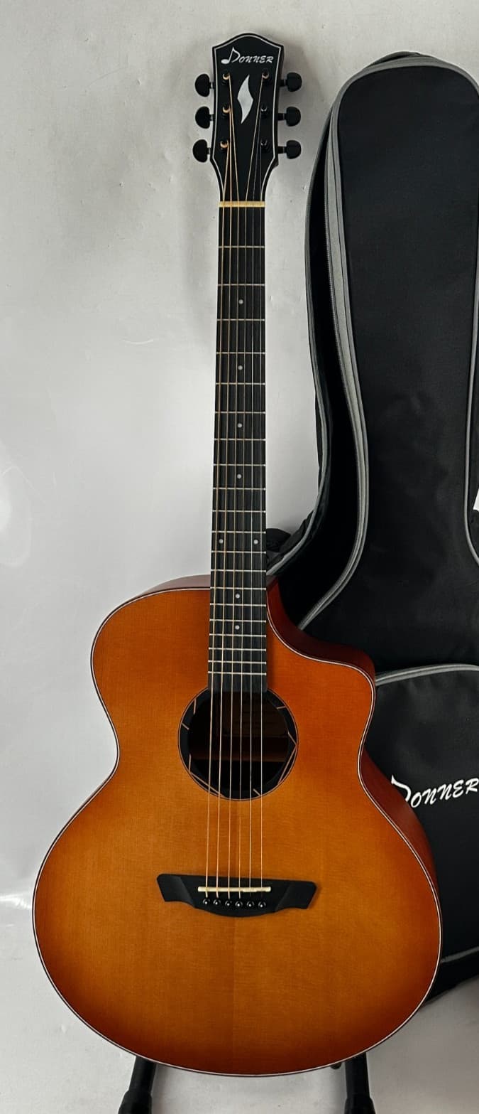 Donner DAF-410 Adult Acoustic Guitar 4/4 Folk Guitar