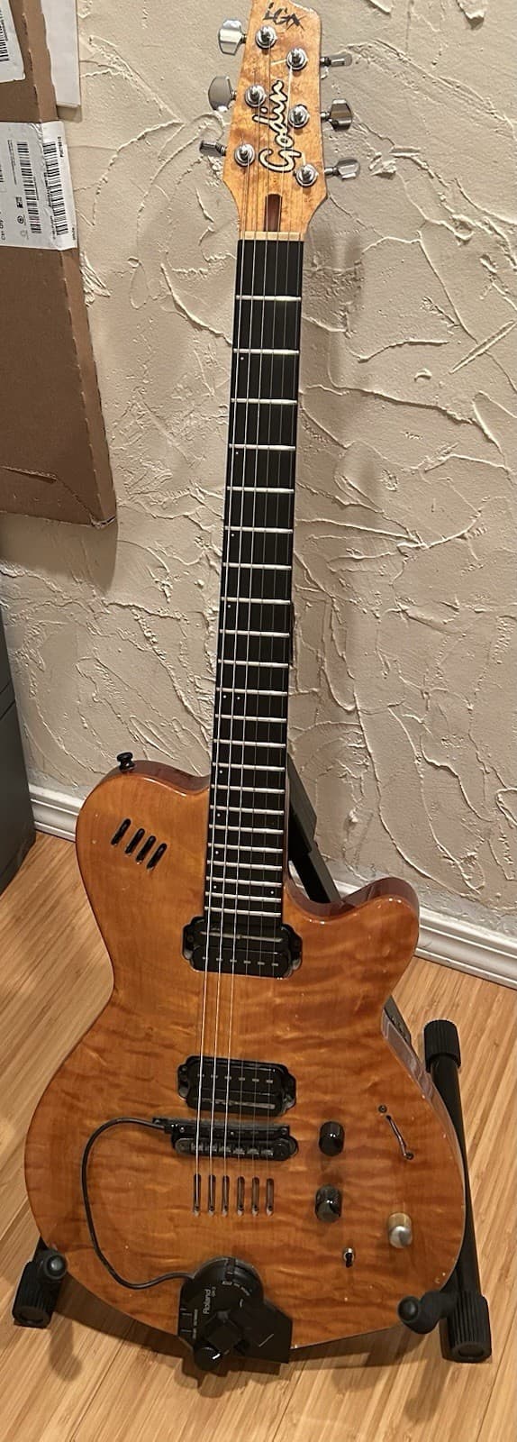 Godin 1997 LGX with Roland GK-3 Synth mod