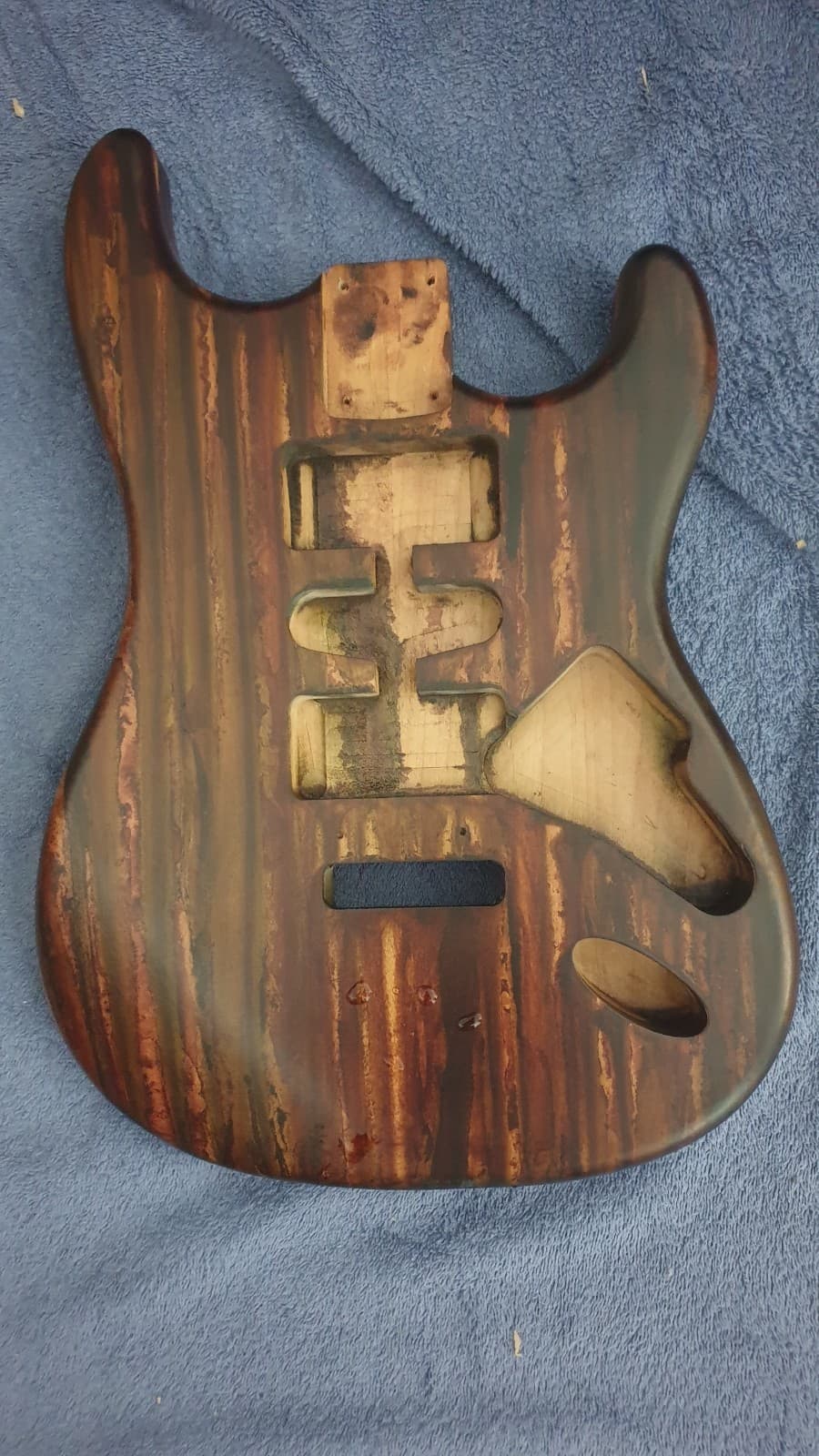 Stratocaster Start ST Flow Painting Body SSH Alder Stock