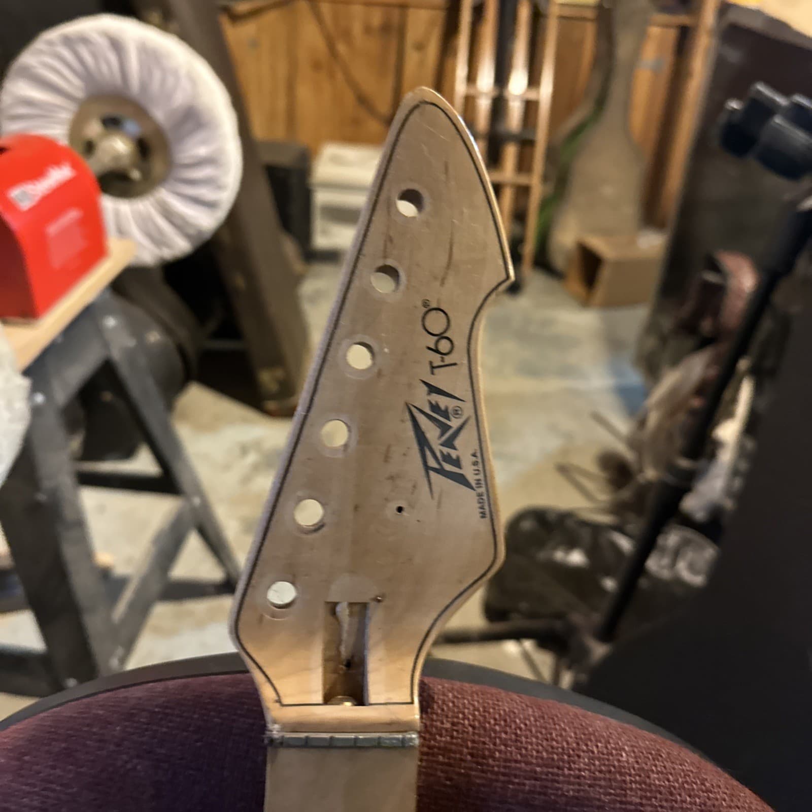 Original Vintage Peavey USA T-60 Electric Guitar Neck.