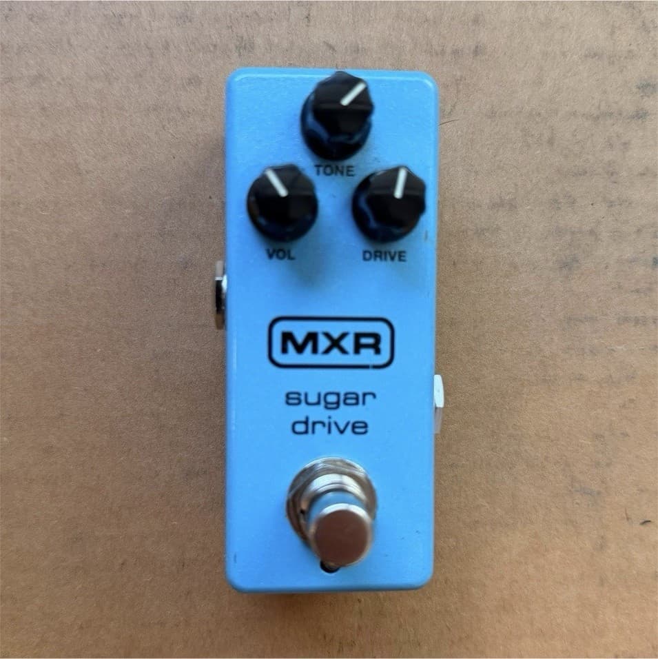 MXR Sugar Drive Analog Overdrive Guitar Effects Pedal for Electric Guitar