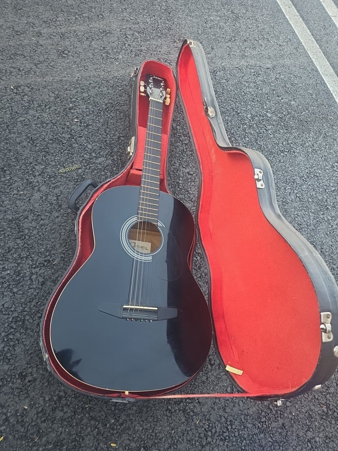 Johnson Acustic Acoustic Guitar Acoustic Guitar with Hard Case