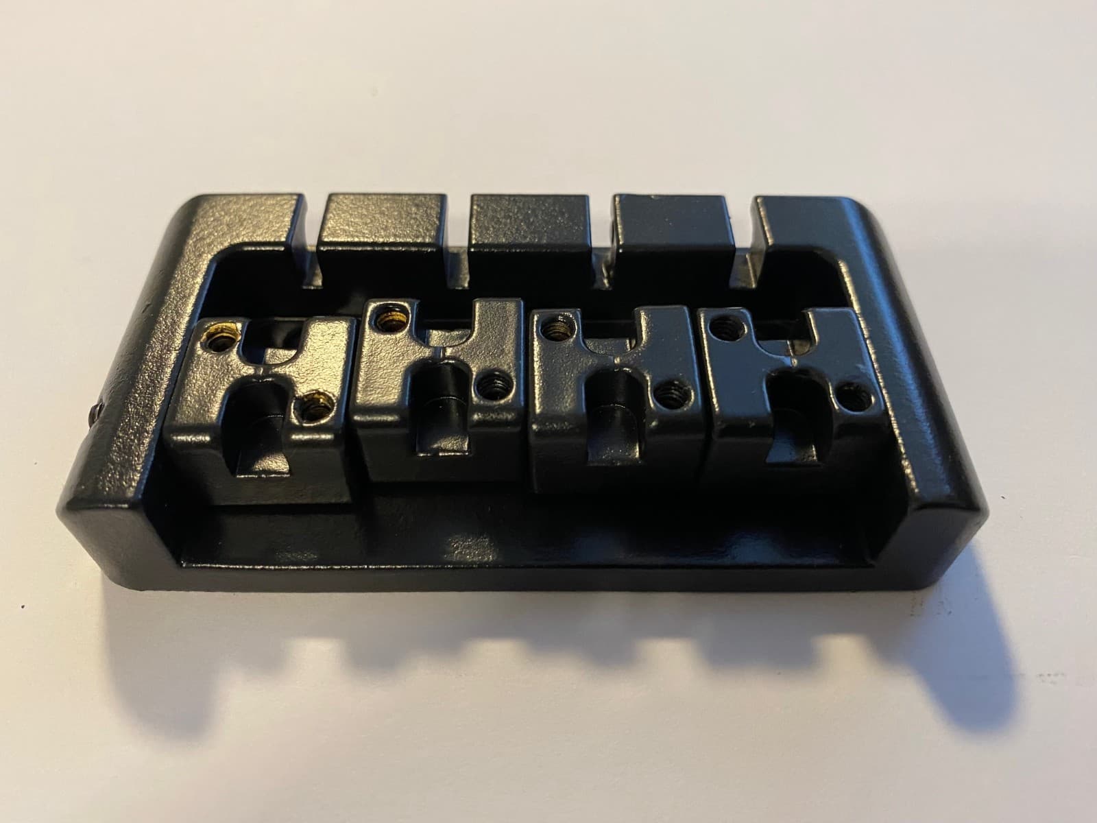 Spector Euro 4 Brass Bridge Black