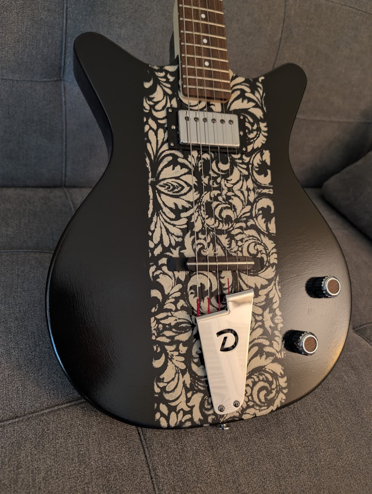 Danelectro Converted Convertible Custom Jazz Acoustic Guitar Seymour Duncan 59