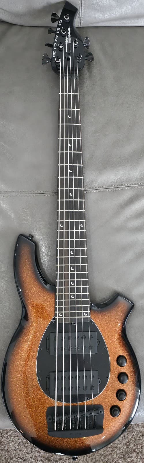 Ernie Ball Music Man Bongo 6 HH Harvest Orange