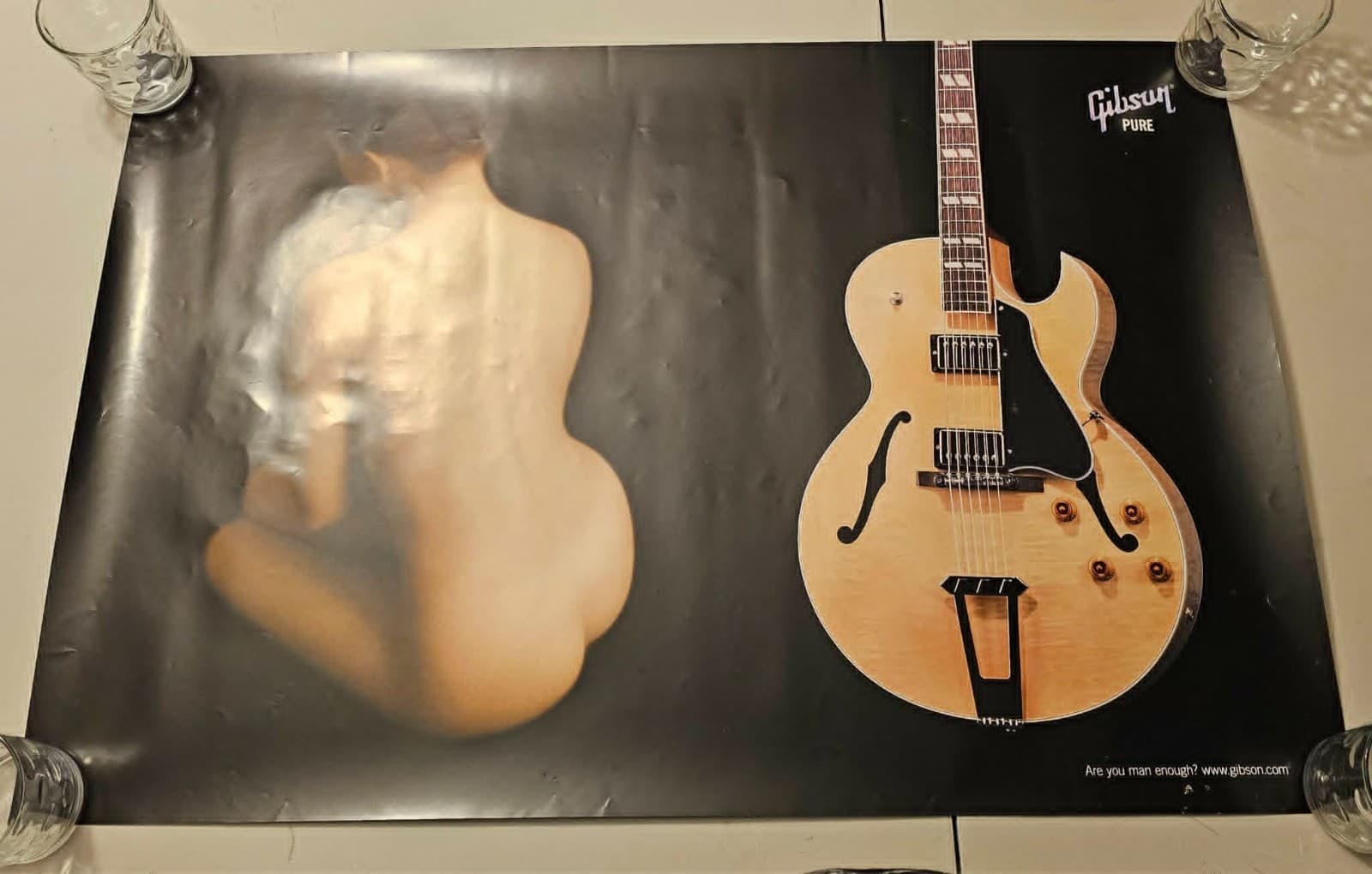 2005 Gibson ES-175 PROMO 36x24 Poster Never Hung