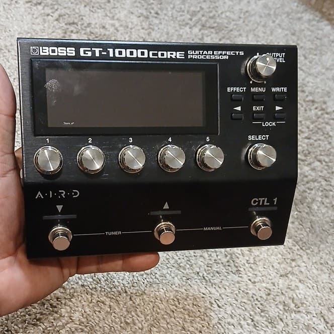 Boss GT-1000CORE Digital Multi-Effects Processor Pedal for Electric Guitar