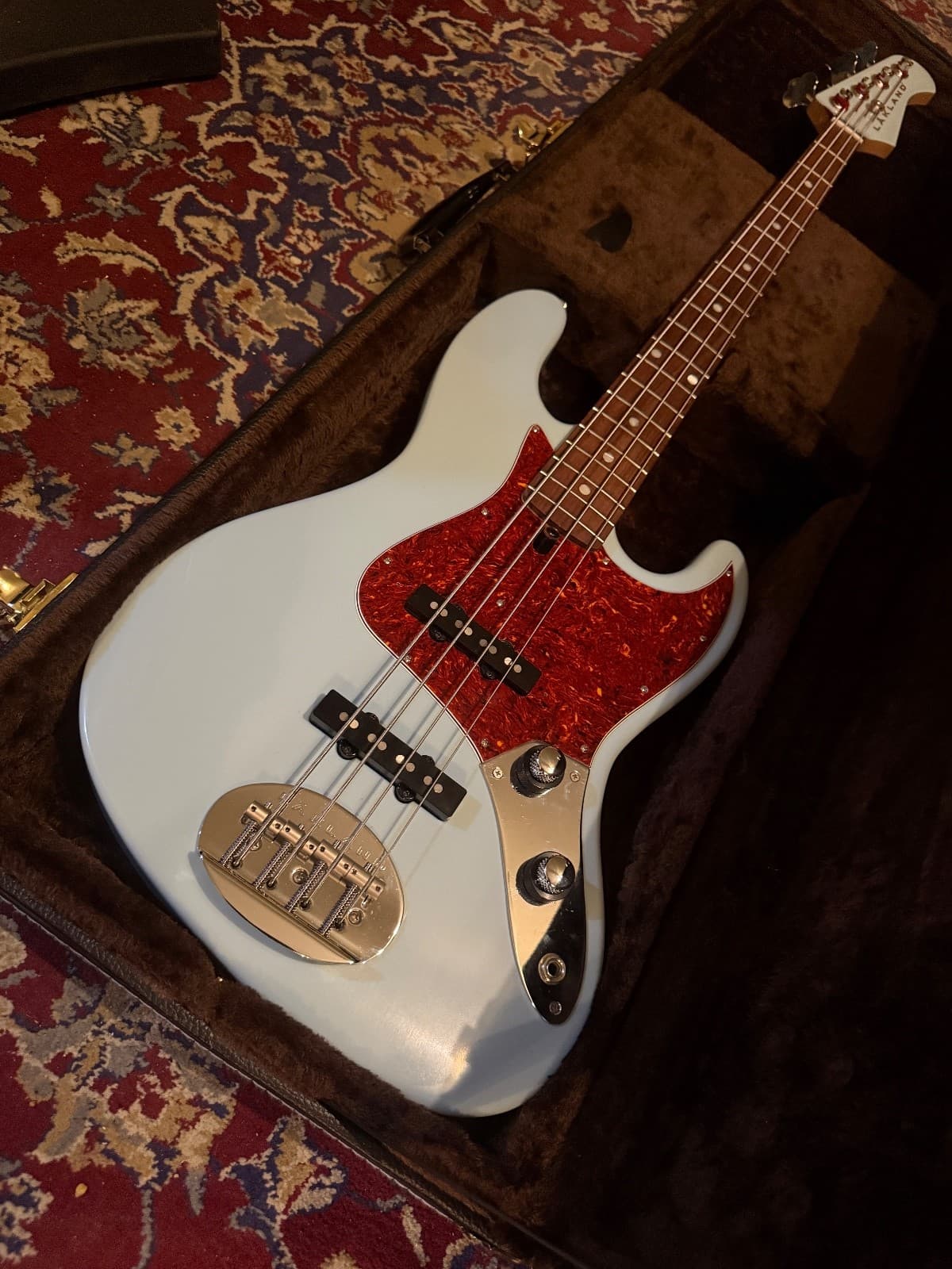 Lakland USA 44-60 Joe Osborn Bass w/ Matching Headstock - Sonic Blue - Nice!