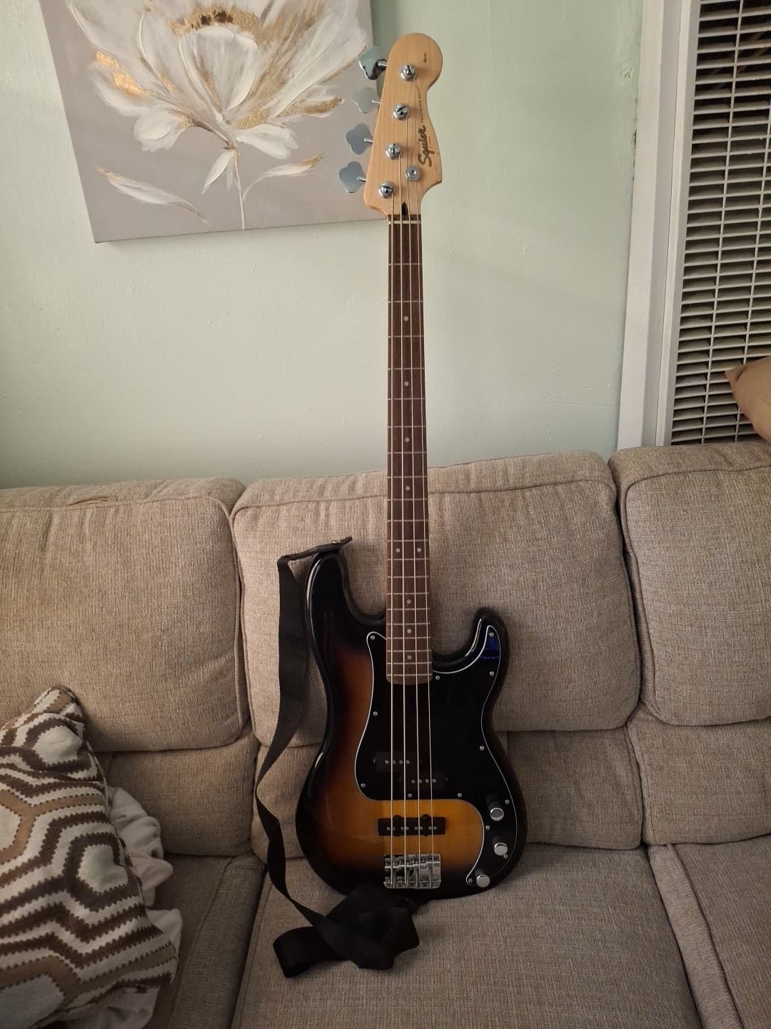 Fender Precision Bass 4-String Electric Guitar - Black