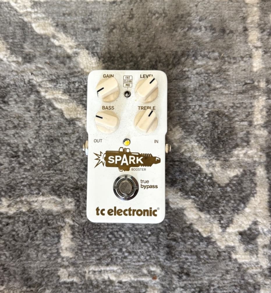 TC Electronic Spark Booster guitar effects pedal (full-size 4-knob version,